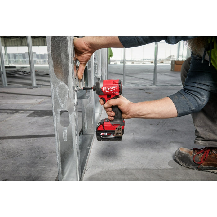 Milwaukee 48-11-1852ID M18 FUEL 18V 1/4" Impact Driver w/ 2-5AH Battery Pack