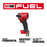 Milwaukee 48-11-1852ID M18 FUEL 18V 1/4" Impact Driver w/ 2-5AH Battery Pack