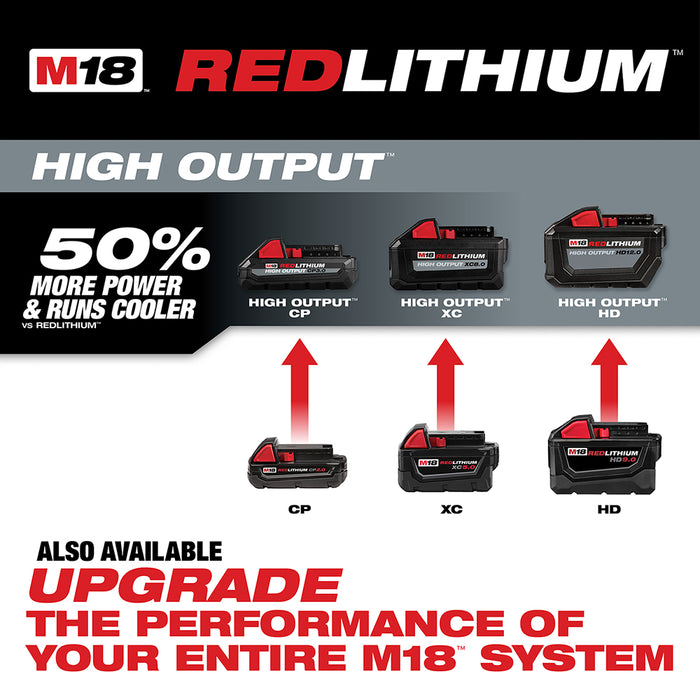 Milwaukee 48-11-1865x6 M18 6AH Battery w/ 2 - 5AH Lithium Ion Battery Pack
