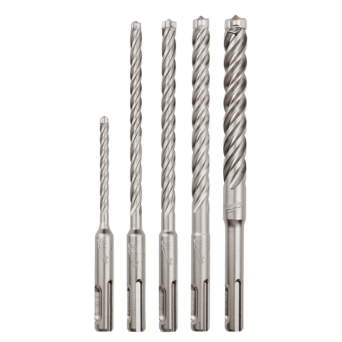 Milwaukee 48-20-7498-B SDS PLUS 4 Cutter MX4 Bit w/ Chisel Bundle Kit - 5 PC