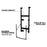 Milwaukee 48-21-8010 PACKOUT Rack Frame w/ 400 lbs. Weight Capacity