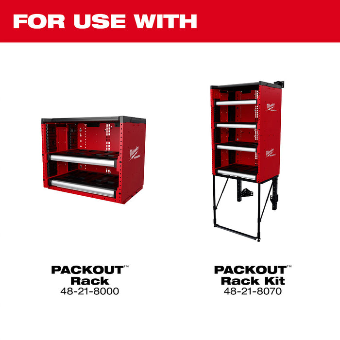 Milwaukee 48-21-8040 PACKOUT Rack Drawer Storage System w/ 50 lbs Capacity