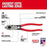 Milwaukee 48-22-0143 Power Utility Hand Tool Set for Construction Projects - 7PC