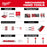 Milwaukee 48-22-0155 SAE Combination Wrench Set w/ PACKOUT Storage Tray - 15PC