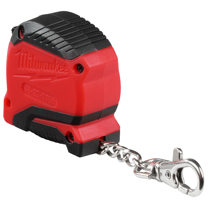 Milwaukee 48- 22-1706 6ft-2m Metric/SAE Durable Keychain Tape Measure
