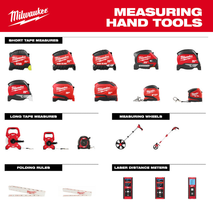 Milwaukee 48-22-1730 30' Compact Impact Resistant Tape Measure w/ Belt Clip