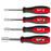 Milwaukee 48-22-2544 SAE HollowCore Magnetic Nut Driver Set - 4 PC