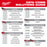 Milwaukee 48-22-3016 Color Coded Can Wrench 3/8" and 7/16" w/ Anti-Slip Handle