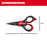 Milwaukee 48-22-3017 Durable High Carbon Stainless Steel Kevlar Shears
