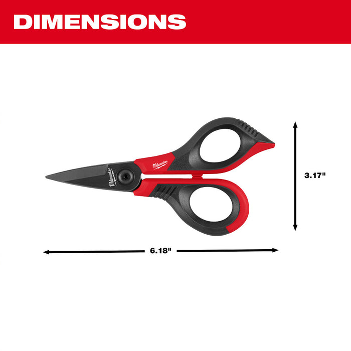 Milwaukee 48-22-3017 Durable High Carbon Stainless Steel Kevlar Shears