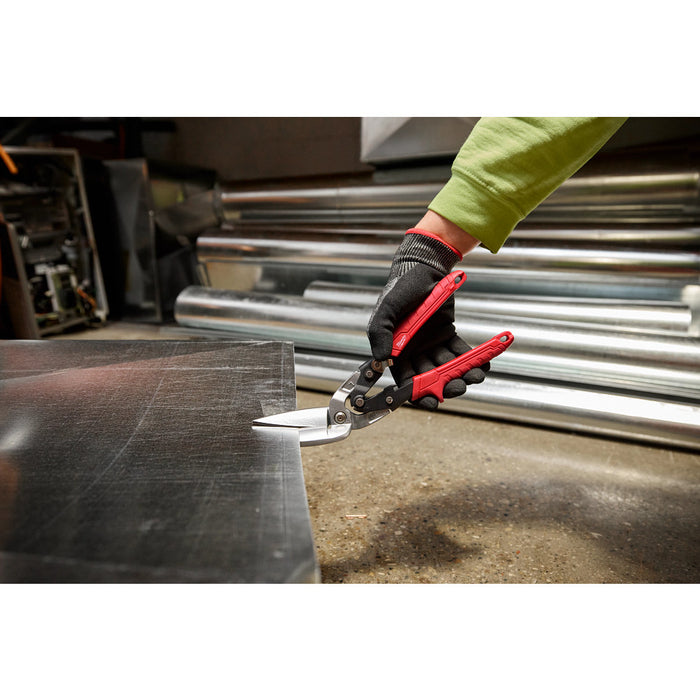 Milwaukee 48-22-4553 Offset Aviation Snip Set w/ Color Coded Handles - 2 PC