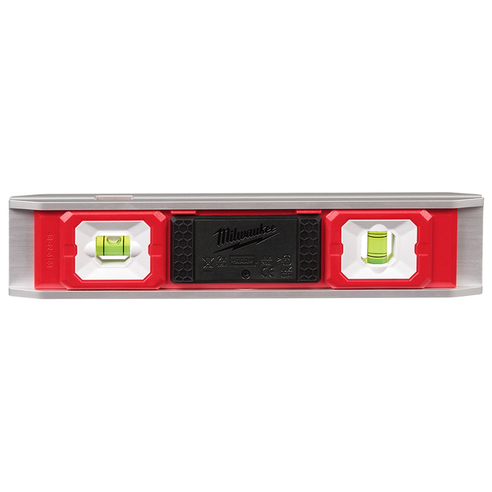 Milwaukee 48-22-5105 9" Durable High Contrast Torpedo Level w/ Lighted Vials