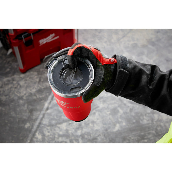Milwaukee 48-82-8393R PACKOUT 30oz Durable Twist Lock Tumbler - Red