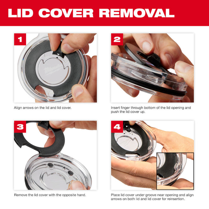 Milwaukee 48-82-8393R PACKOUT 30oz Durable Twist Lock Tumbler - Red