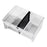 Milwaukee 48-22-8434 Large Bin for PACKOUT Clear and Durable Tilt Bin Organizer