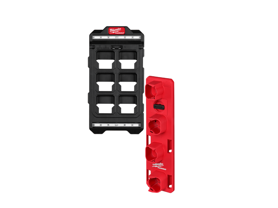 Milwaukee 48-22-8496-M12 PACKOUT Compact Wall Plate w/ M12 Battery Rack