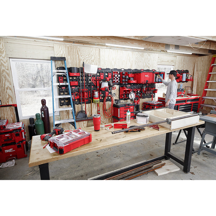 Milwaukee 48-22-8496-M18 PACKOUT Large Wall Plate w/ M18 Battery Rack
