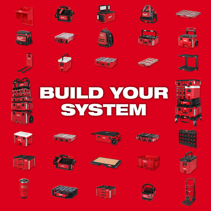 Milwaukee 48-22-8496-M18 PACKOUT Large Wall Plate w/ M18 Battery Rack