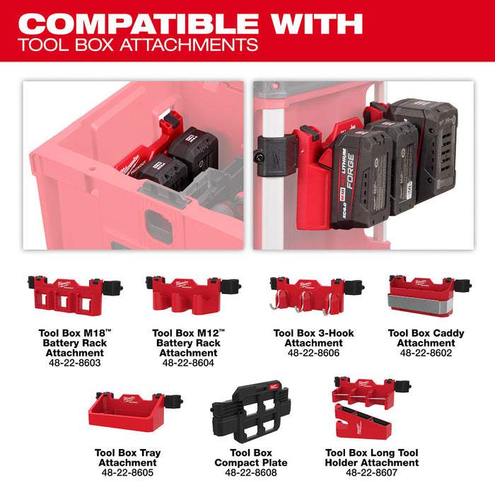 Milwaukee 48-22-8420 PACKOUT Rolling Drawer Tool Box with 7 Drawers