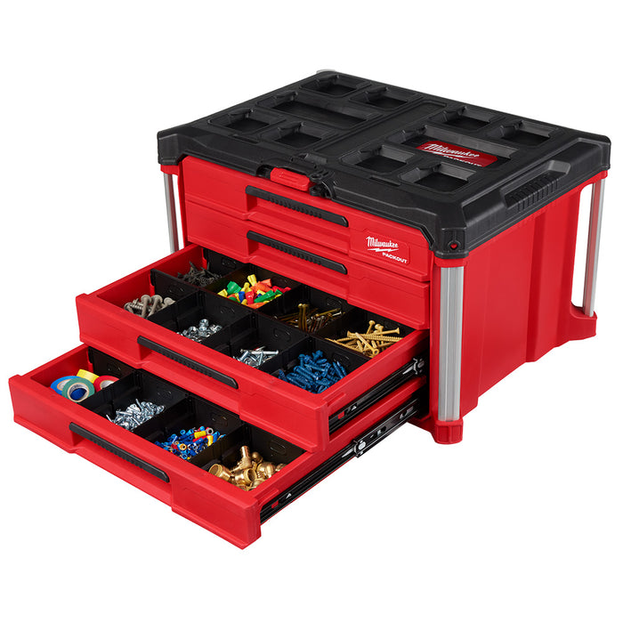 Milwaukee 48-22-8420 PACKOUT Rolling Drawer Tool Box with 7 Drawers