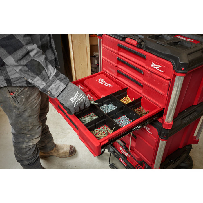 Milwaukee 48-22-8420 PACKOUT Rolling Drawer Tool Box with 7 Drawers