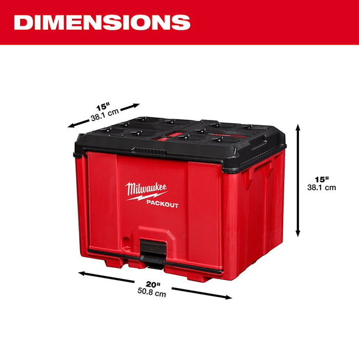 Milwaukee 48-22-8420 PACKOUT Rolling Drawer Tool Box w/ Drawer Box and Cabinet