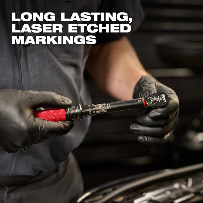 Milwaukee 48-22-9200 1/4" Drive Click Torque Wrench  (40-200 in-lbs)