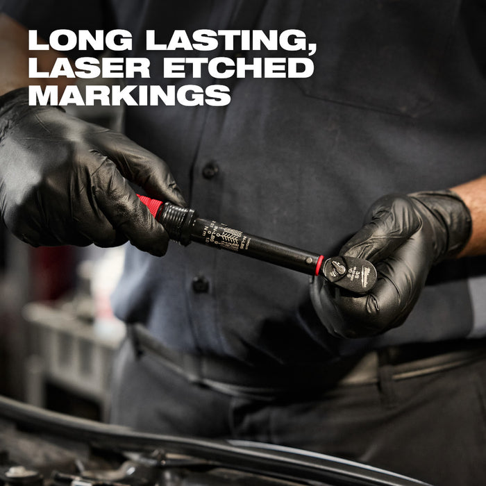 Milwaukee 48-22-9201 3/8" Drive Click Torque Wrench (50-250 in-lbs)