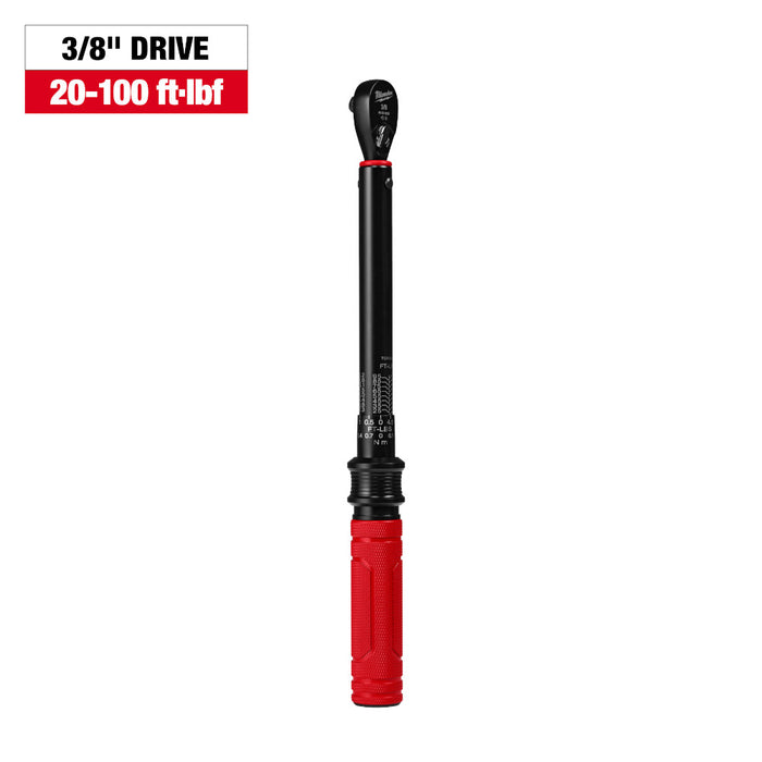 Milwaukee 48-22-9202 3/8" Drive Click Torque Wrench (20-100 ft-lbs)