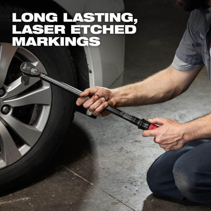 Milwaukee 48-22-9203 1/2" Drive Click Torque Wrench (50-250 ft-lbs)
