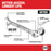 Milwaukee 48-22-9413-9513 15-PC SAE Combo Wrench - Flex Head and MET Set