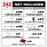 Milwaukee 48-22-9491 Metric/SAE Ratchet/Socket Set w/ PACKOUT Drawers -242PC