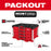 Milwaukee 48-22-9493 Hand Tool Set w/ PACKOUT 4 Drawer Tool Storage Box - 64PC