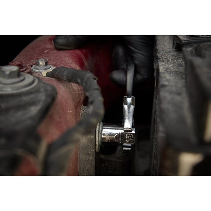 Milwaukee 48-22-9524 1/2" Drive 12-Point Deep Well Metric Socket Set - 13 PC