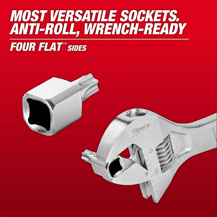 Milwaukee 48-22-9533 1/4" Drive Low-Profile TORX Bit Socket Set - 11 PC