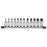 Milwaukee 48-22-9536 3/8" Drive Triple Square Bit Socket Set - 12 PC
