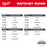 Milwaukee 48-22-9544 1/4" Drive Low-Profile Hex Bit Socket Set - SAE - 12 PC