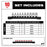 Milwaukee 48-22-9545 1/4" Drive Low-Profile Hex Bit Socket Set - Metric - 10 PC
