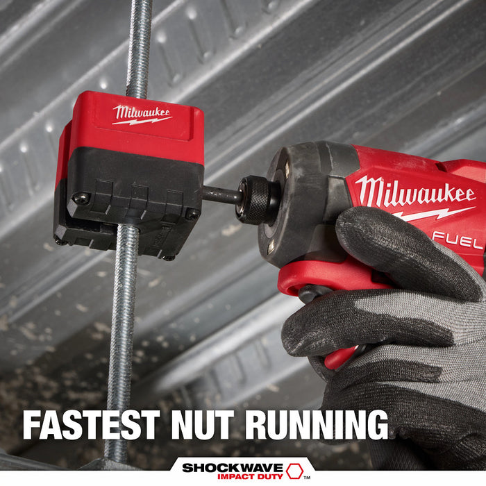Milwaukee 48-32-2391 SHOCKWAVE 3/8" Impact Duty Threaded Rod Nut Runner Durable