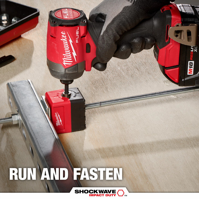 Milwaukee 48-32-2391 SHOCKWAVE 3/8" Impact Duty Threaded Rod Nut Runner Durable