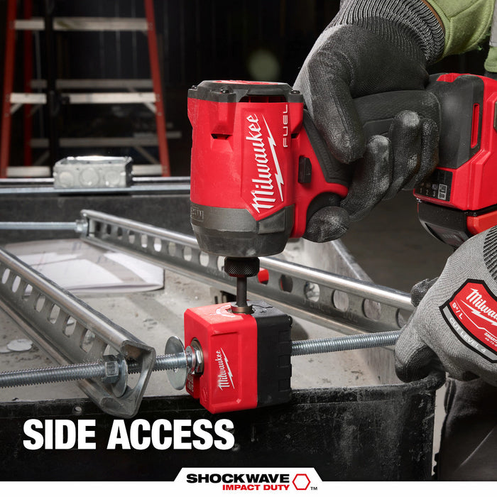 Milwaukee 48-32-2391 SHOCKWAVE 3/8" Impact Duty Threaded Rod Nut Runner Durable
