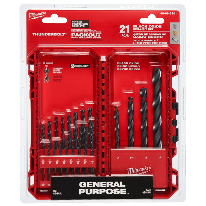 Milwaukee 48-32-4094-B SHOCKWAVE Driver Bits w/ Drill Bit Set Bundle - 80 PC