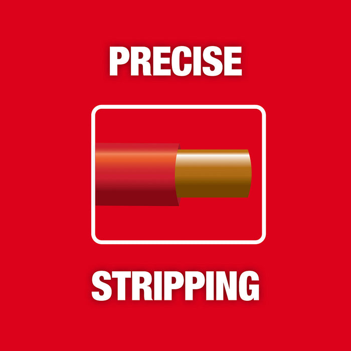 Milwaukee 48-32-6406 Solid Color-Coded 8/10/12/14 Wire Stripper Set  - 4 PC