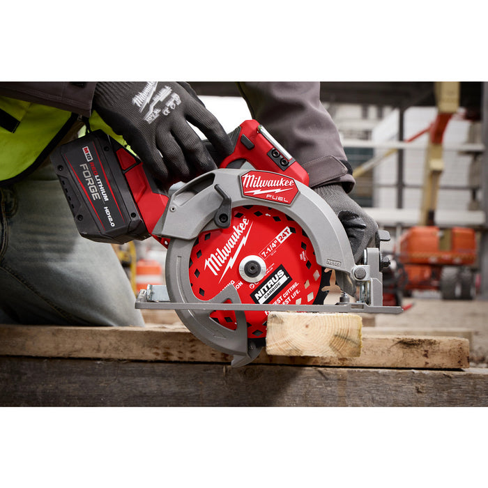 Milwaukee 48-40-0753 7-1/4” 24T NITRUS Carbide Framing Circular Saw Blade - 3 PK