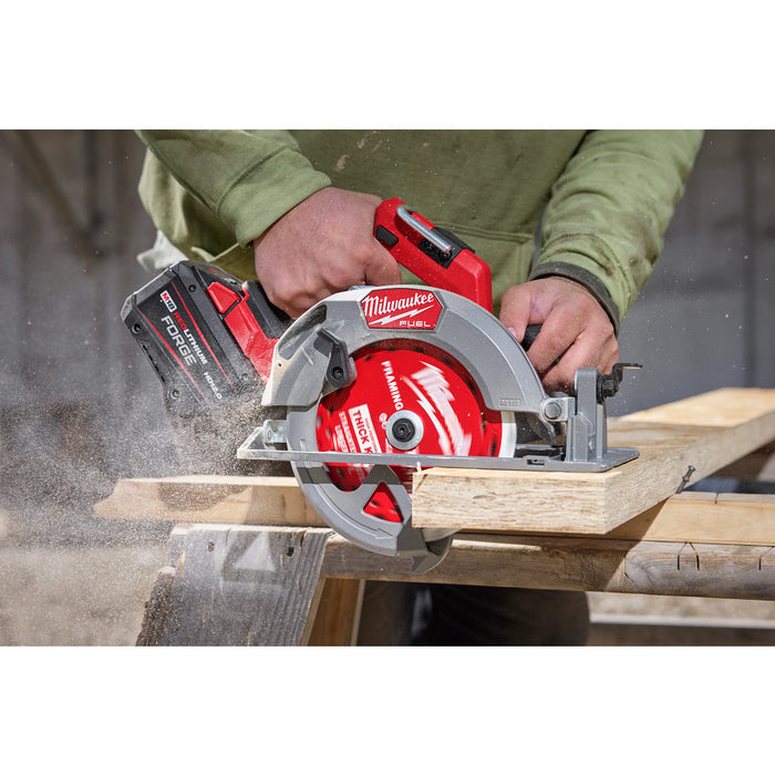 Milwaukee 48-40-2740x2 7-1/4" 24T Thick Kerf Framing Circular Saw Blade - 50 PK