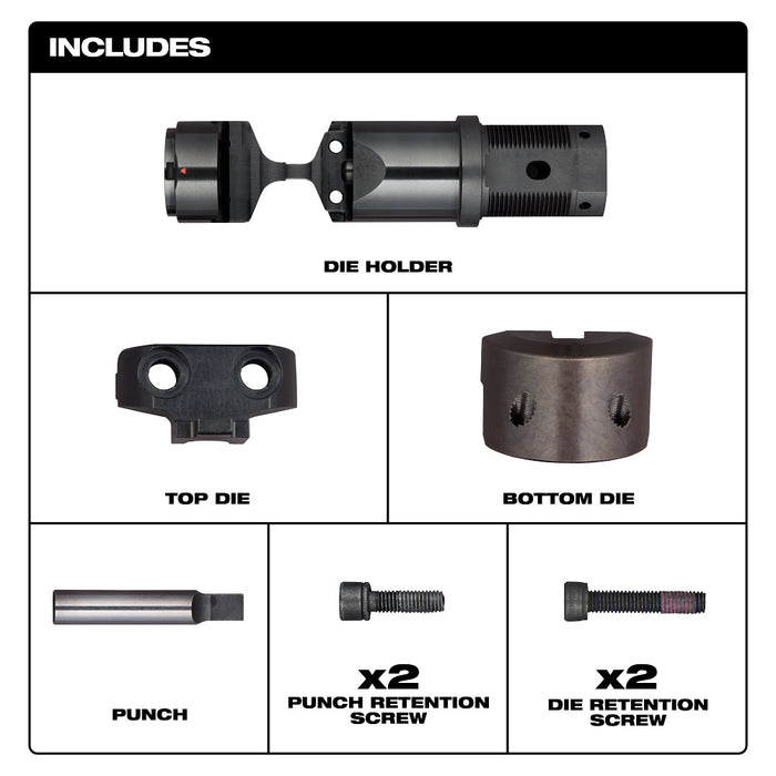 Milwaukee 48-44-0276 M18 FUEL 18V 10 Gauge Die Holder Accessory Kit