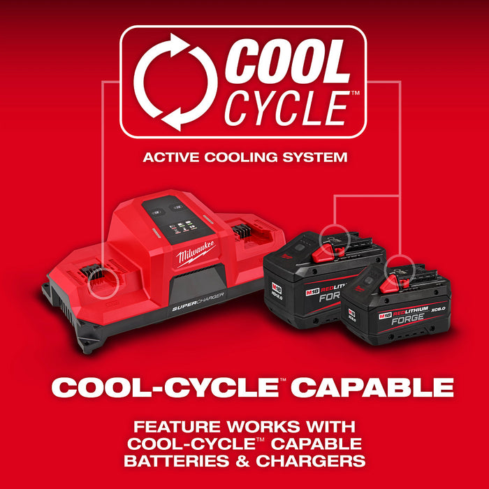 Milwaukee 48-59-1816 M18 18V Dual Bay Super Charger w/ 4 Point Mounting