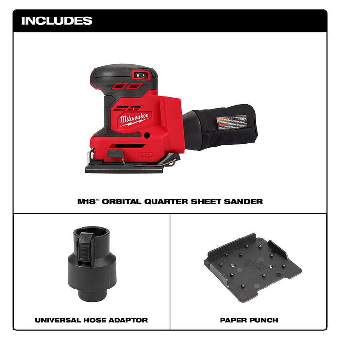 Milwaukee 48-59-1850SSR M18 18V REDLITHIUM XC5.0 Starter Kit w/ Square Sander