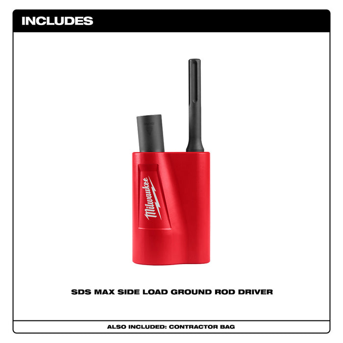 Milwaukee 48-62-4070 SDS Max Side Load Ground Rod Driver