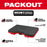 Milwaukee 48-73-6110 PACKOUT Thick Comfortable Tear Resistant Kneeling Pad